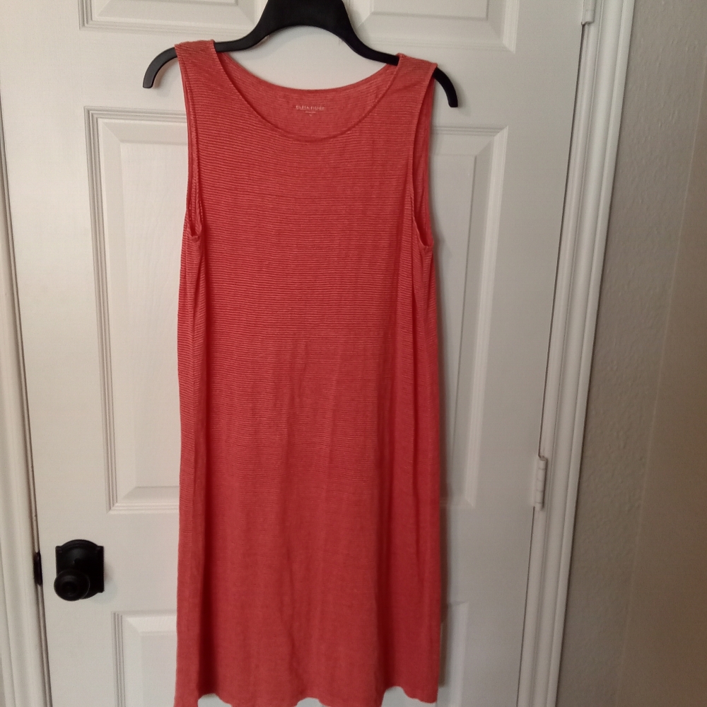 Eileen Fisher Coral Sleeveless Dress